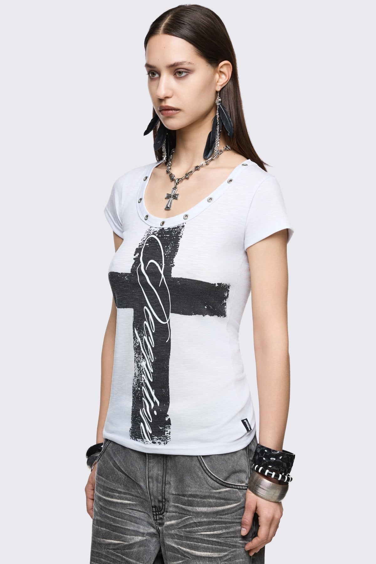 Heaven Knows Baby Tee | Minga London Value
