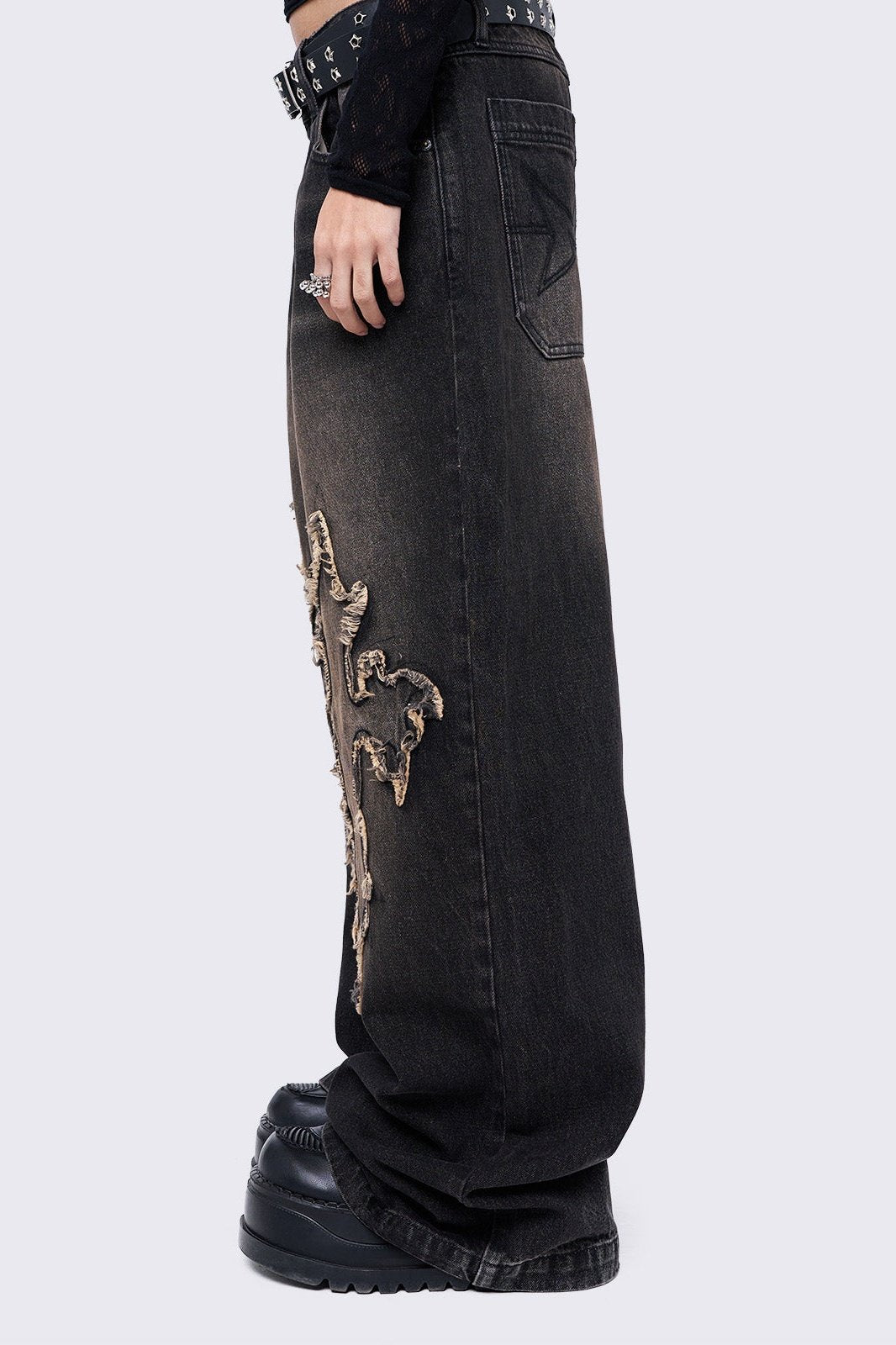 Cryptocross Baggy Jeans | Minga London Special Offer