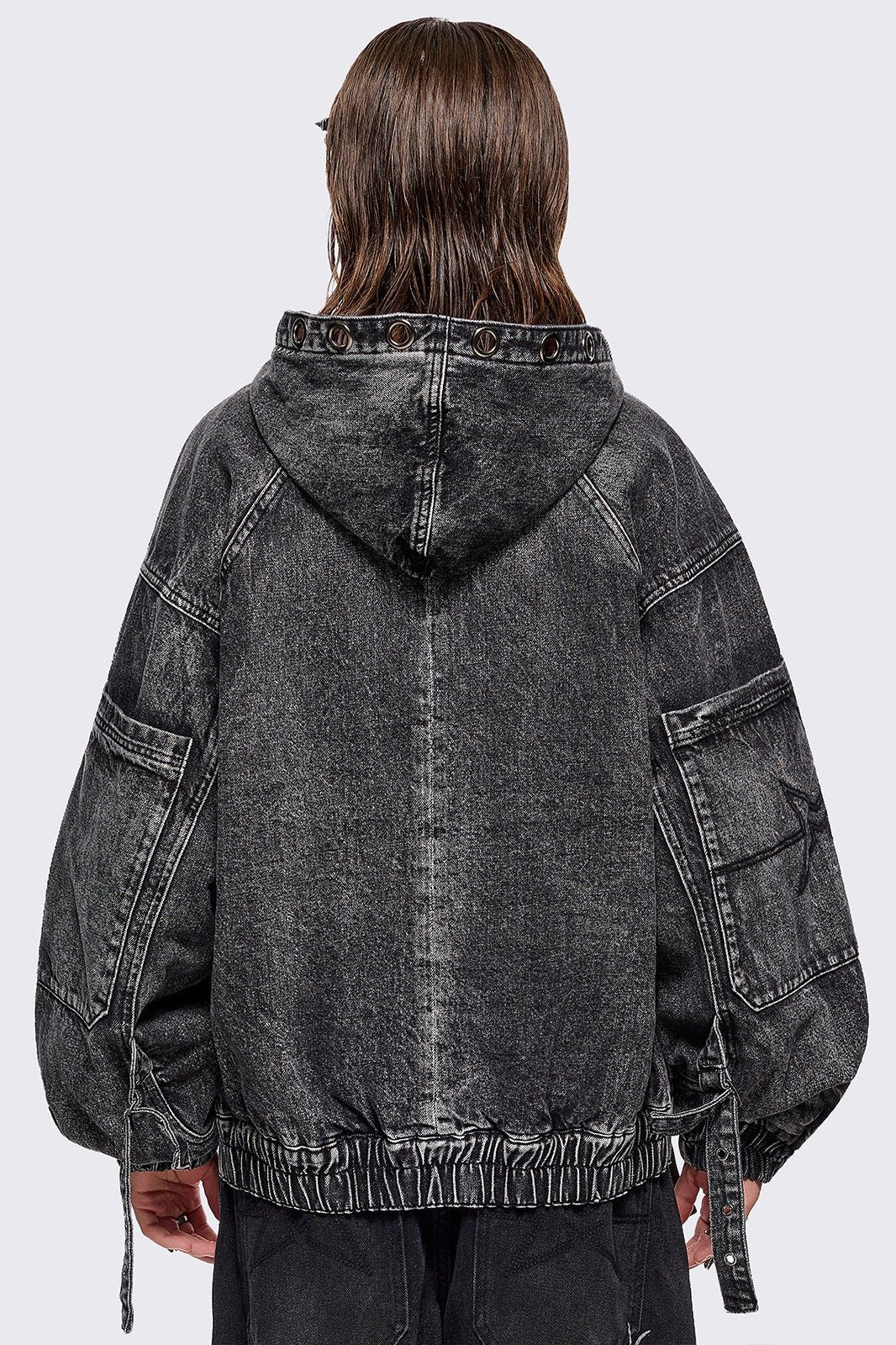 Zade Denim Bomber Jacket | Minga London Best Price