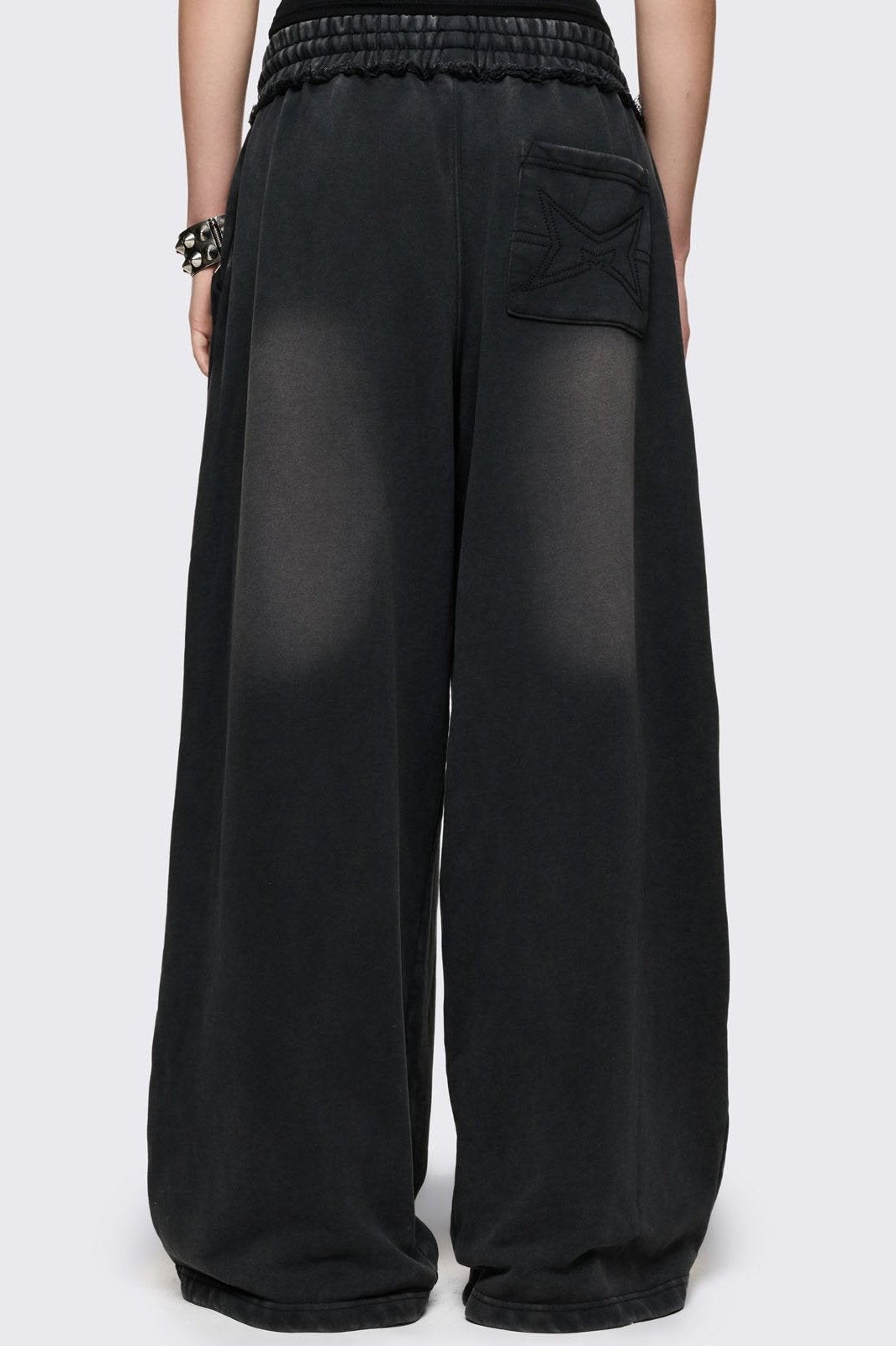 Blur Black Washed Sweatpants | Minga London Top Pick