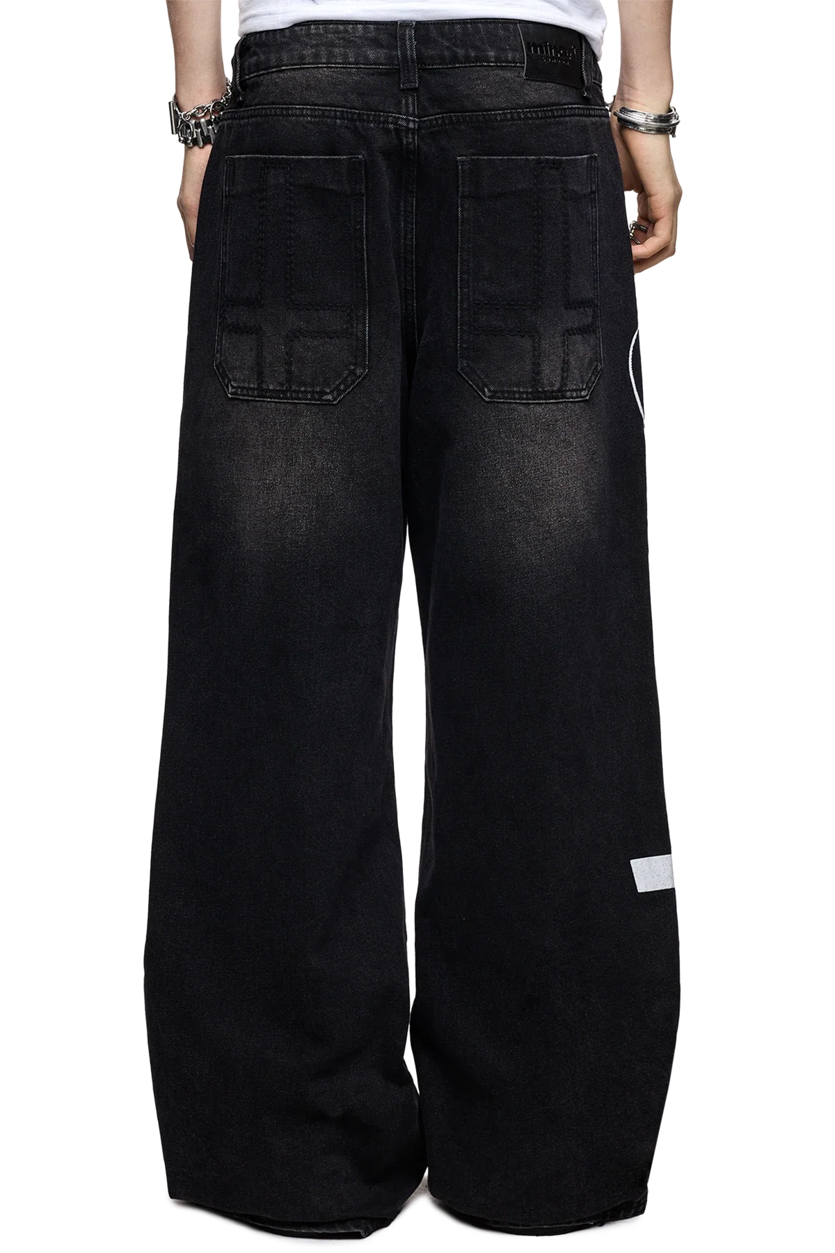 Ephemeral Graphic Baggy Jeans | Minga London Great Value