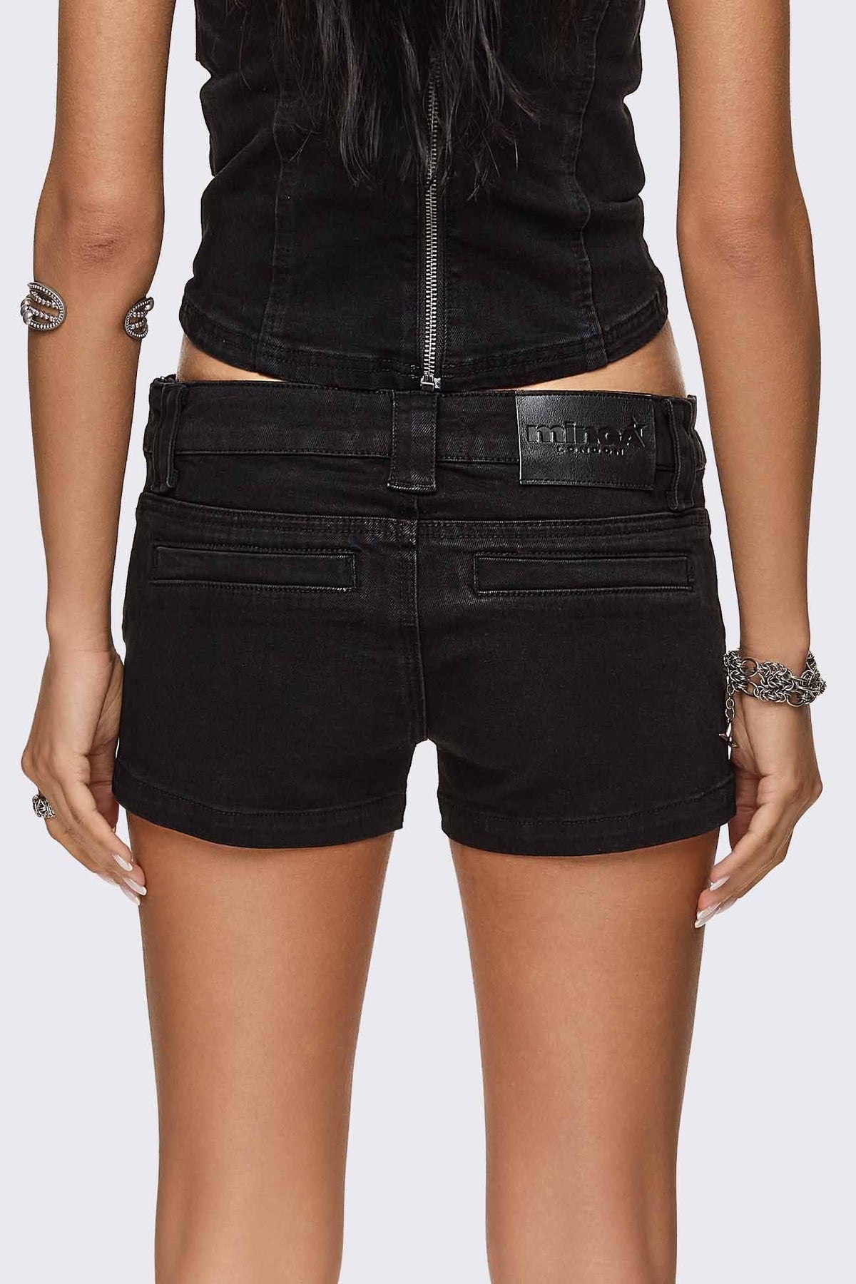 Ada Belted Mini Denim Shorts | Minga London Hot Sale
