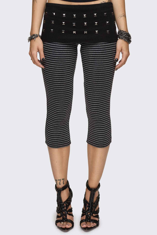 Vonn Striped Capri Pants | Minga London Exclusive
