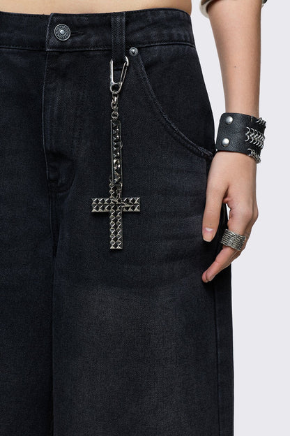 Black Washed Jorts | Minga London Premium