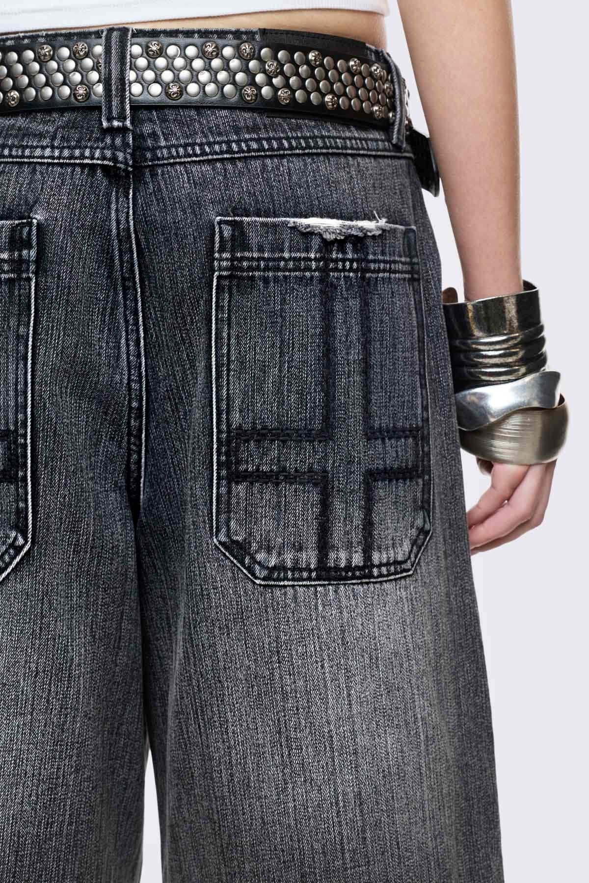 Fallen Distressed Jorts | Minga London Customer Favorite