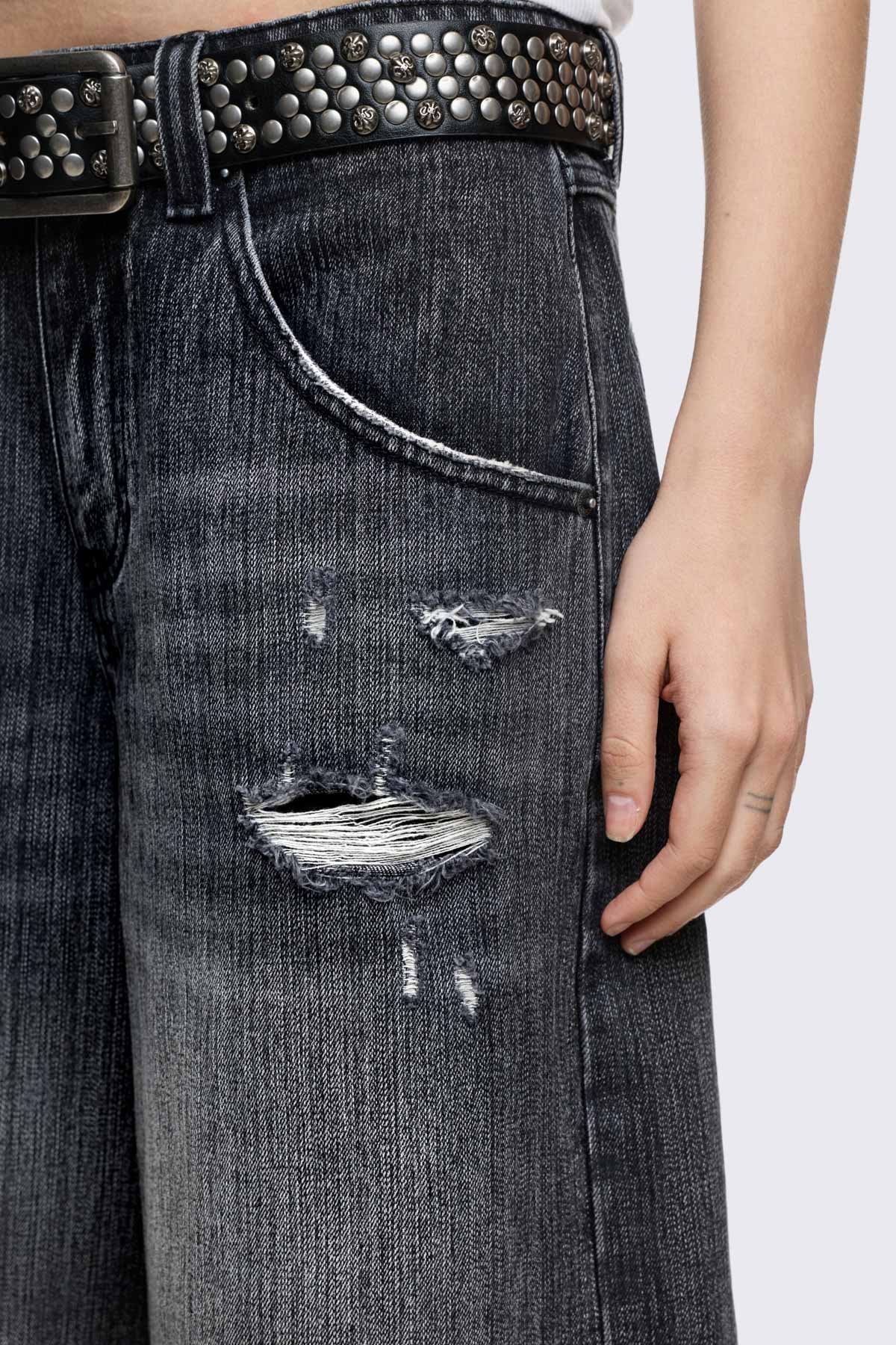 Fallen Distressed Jorts | Minga London Customer Favorite