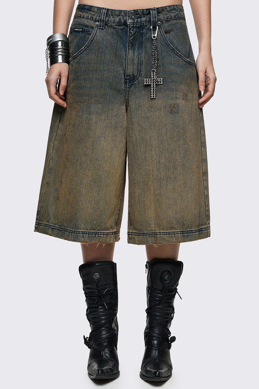 Dust Ombre Washed Jorts | Minga London Best Seller