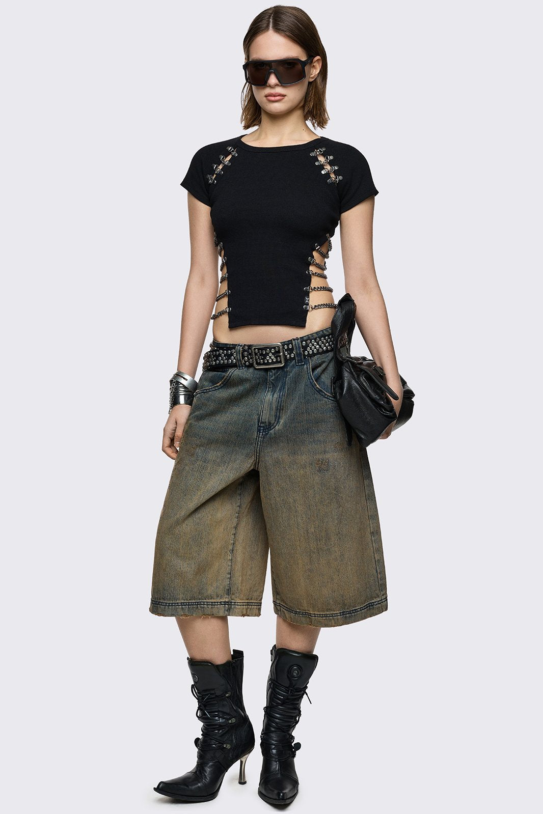 Dust Ombre Washed Jorts | Minga London Best Seller