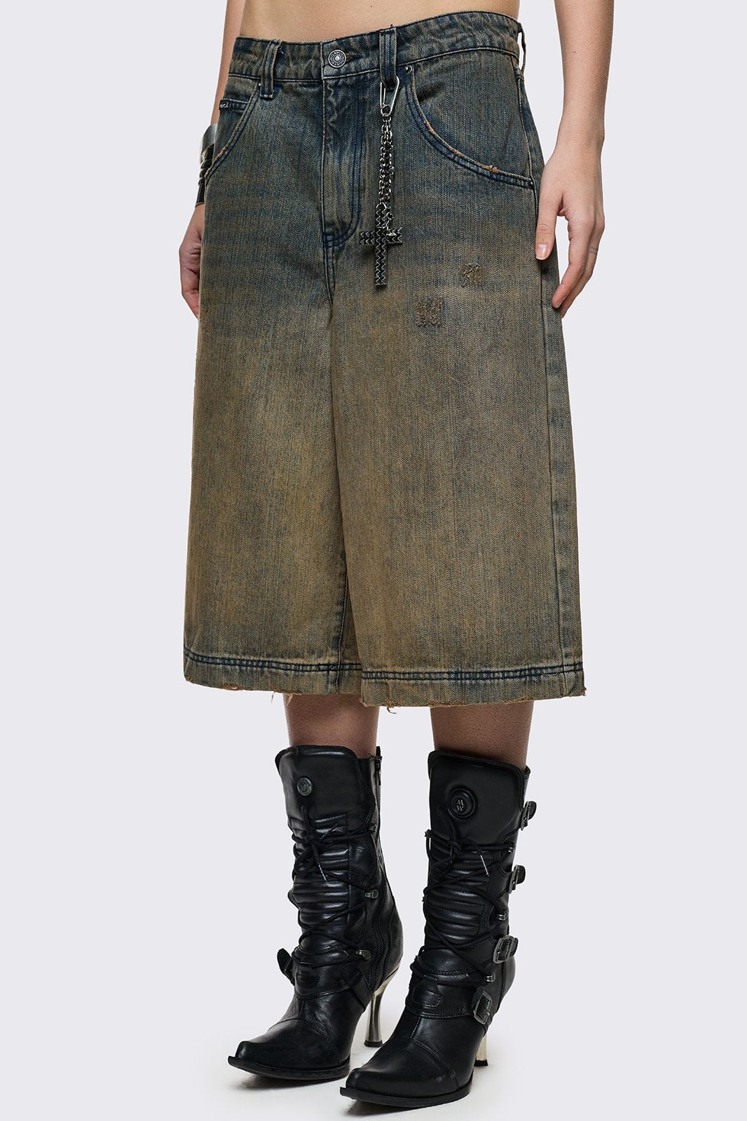 Dust Ombre Washed Jorts | Minga London Best Seller