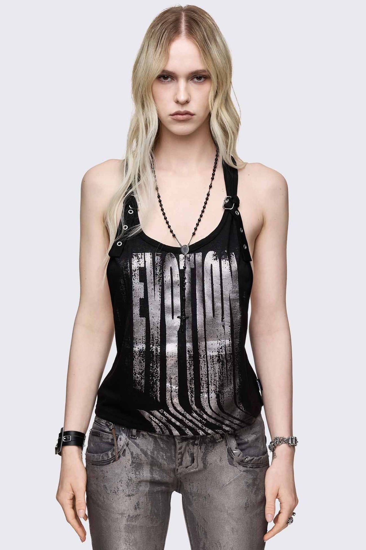 Devotion Foil Tank Top | Minga London Customer Favorite