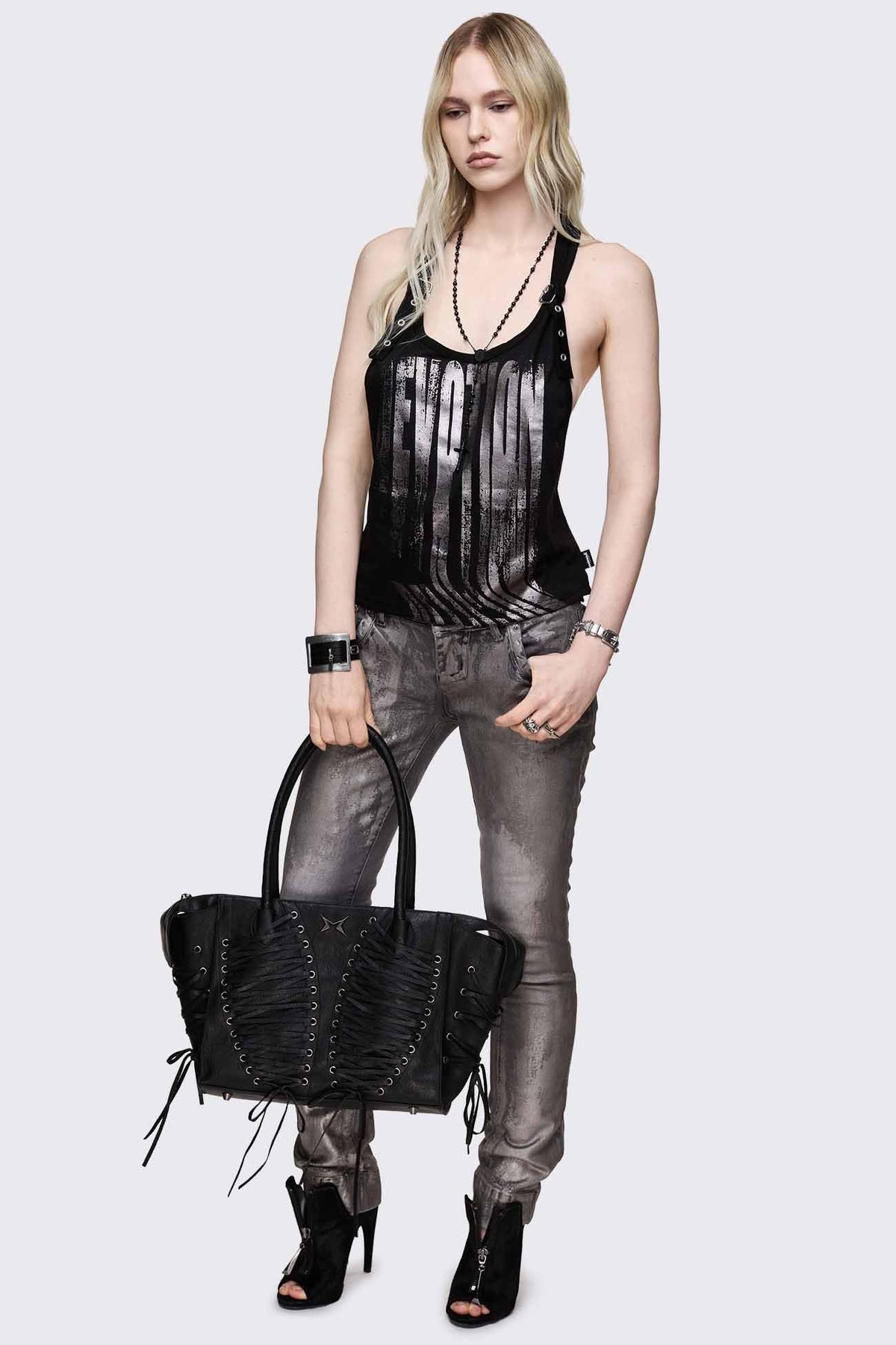Devotion Foil Tank Top | Minga London Customer Favorite