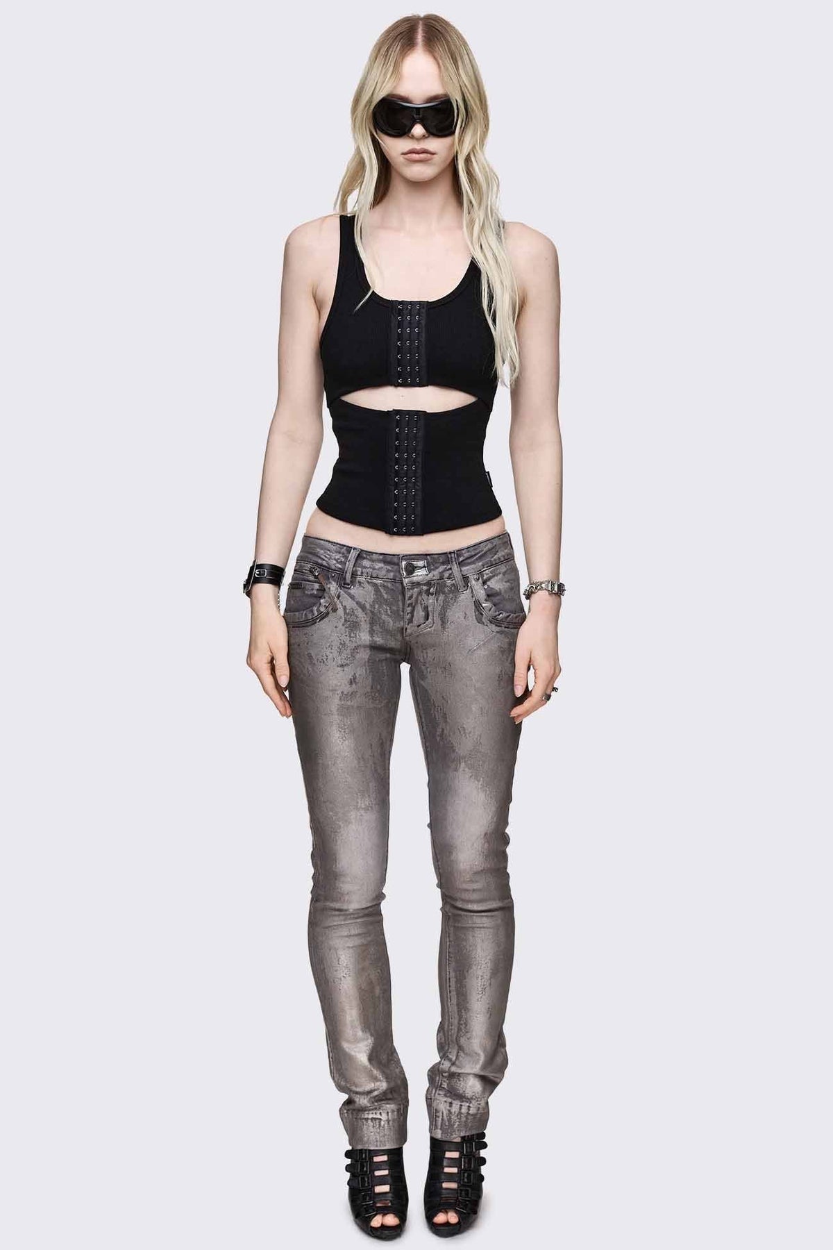 No Escape Black Vest Top | Minga London Special Offer