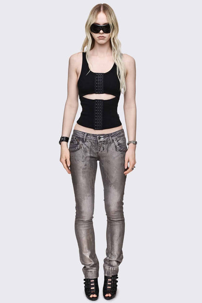 No Escape Black Vest Top | Minga London Special Offer
