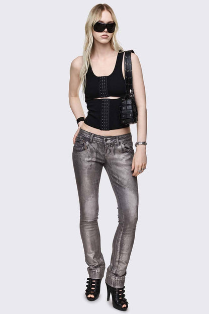 No Escape Black Vest Top | Minga London Special Offer