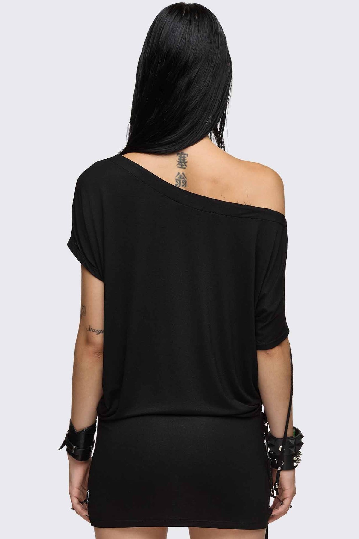 Romie Beaded Off-Shoulder Dress | Minga London Classic