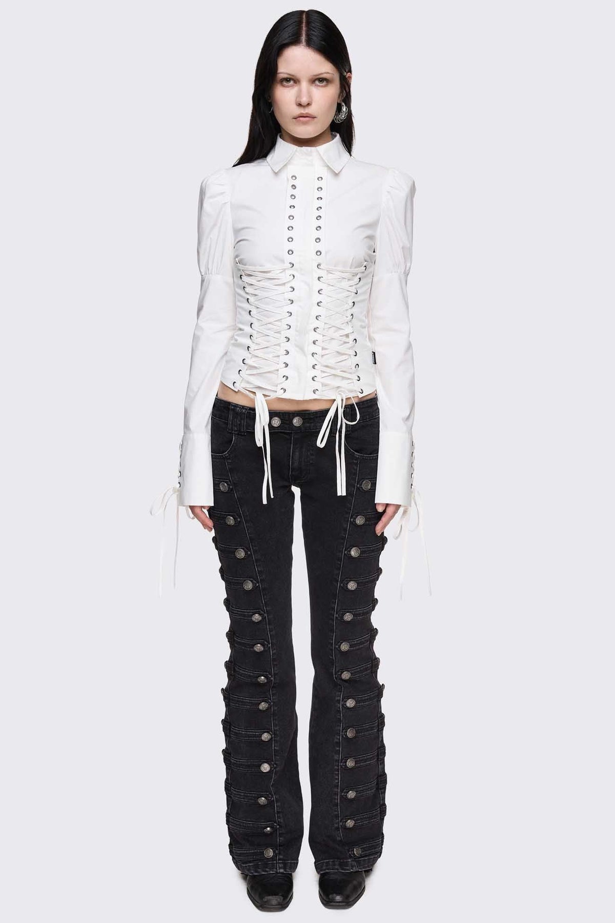 Lithium Lace-Up Top | Minga London Smart Buy