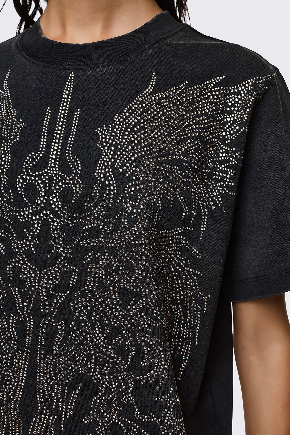 Elysium Sigil Rhinestone Graphic T-Shirt | Minga London Classic