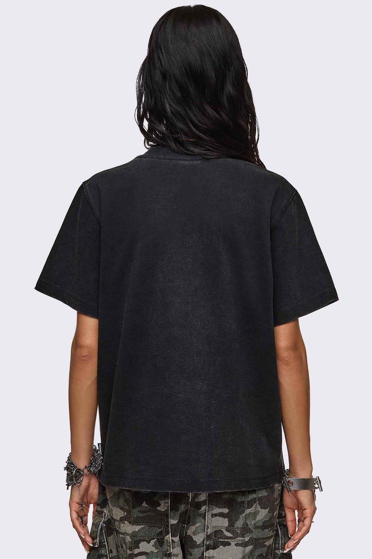 Elysium Sigil Rhinestone Graphic T-Shirt | Minga London Classic