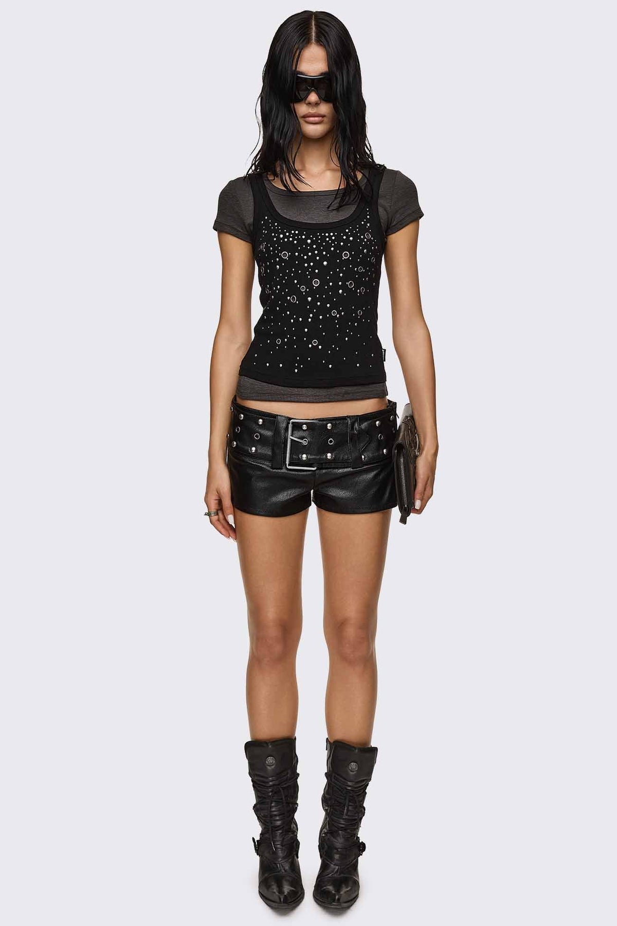 Rumour Layered Studded Top | Minga London Best Seller