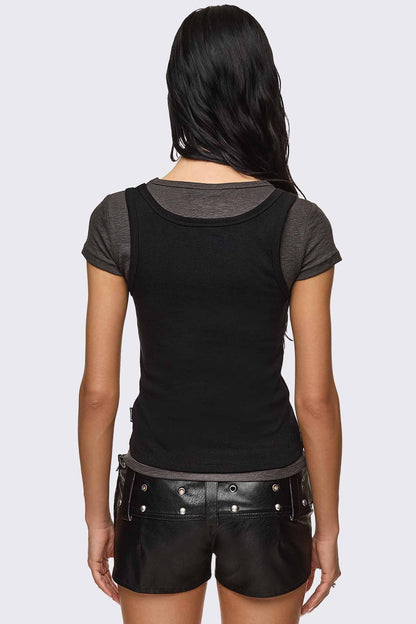 Rumour Layered Studded Top | Minga London Best Seller