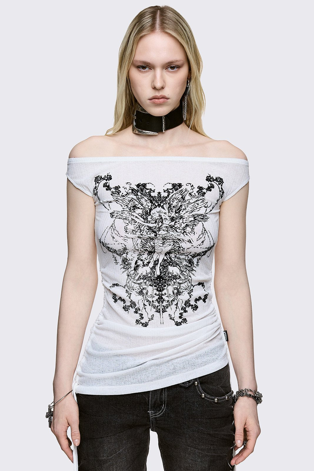 Forgive Me Not Boatneck Top | Minga London Exclusive