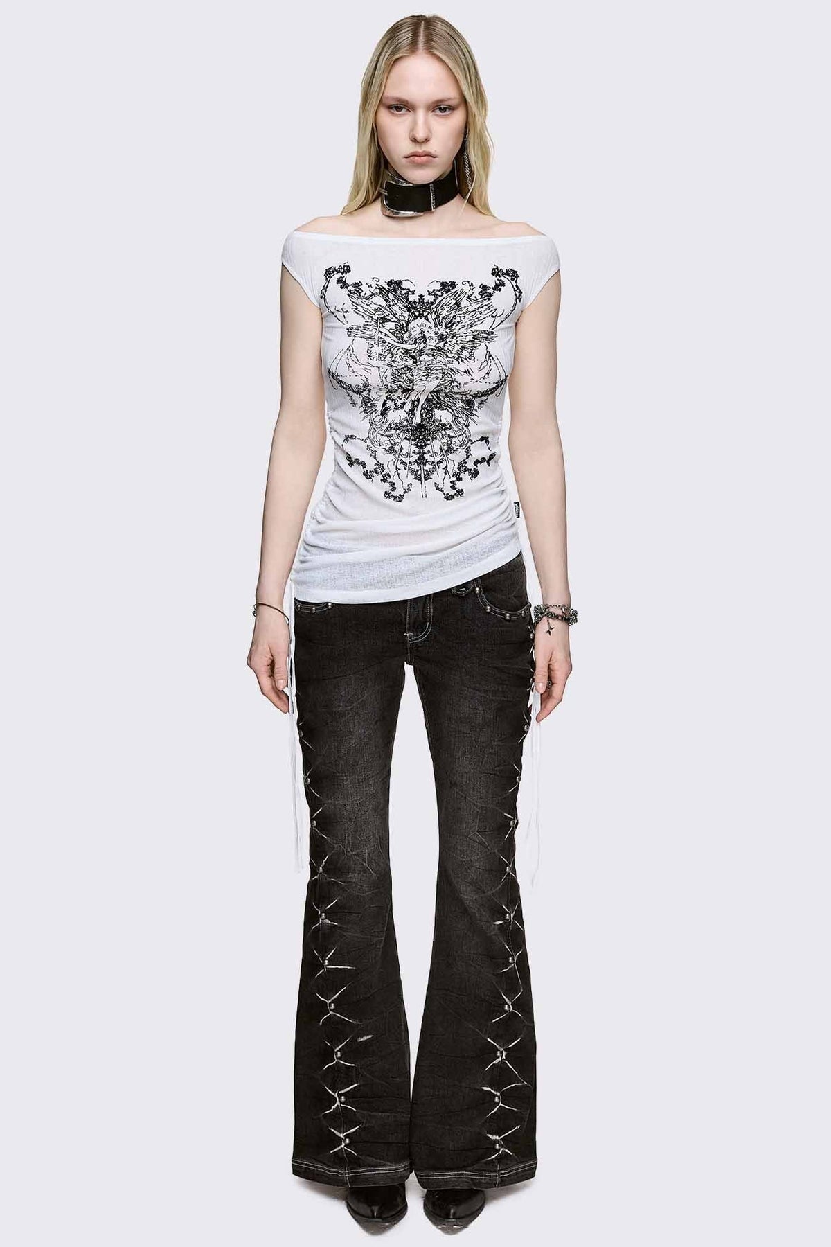 Forgive Me Not Boatneck Top | Minga London Exclusive