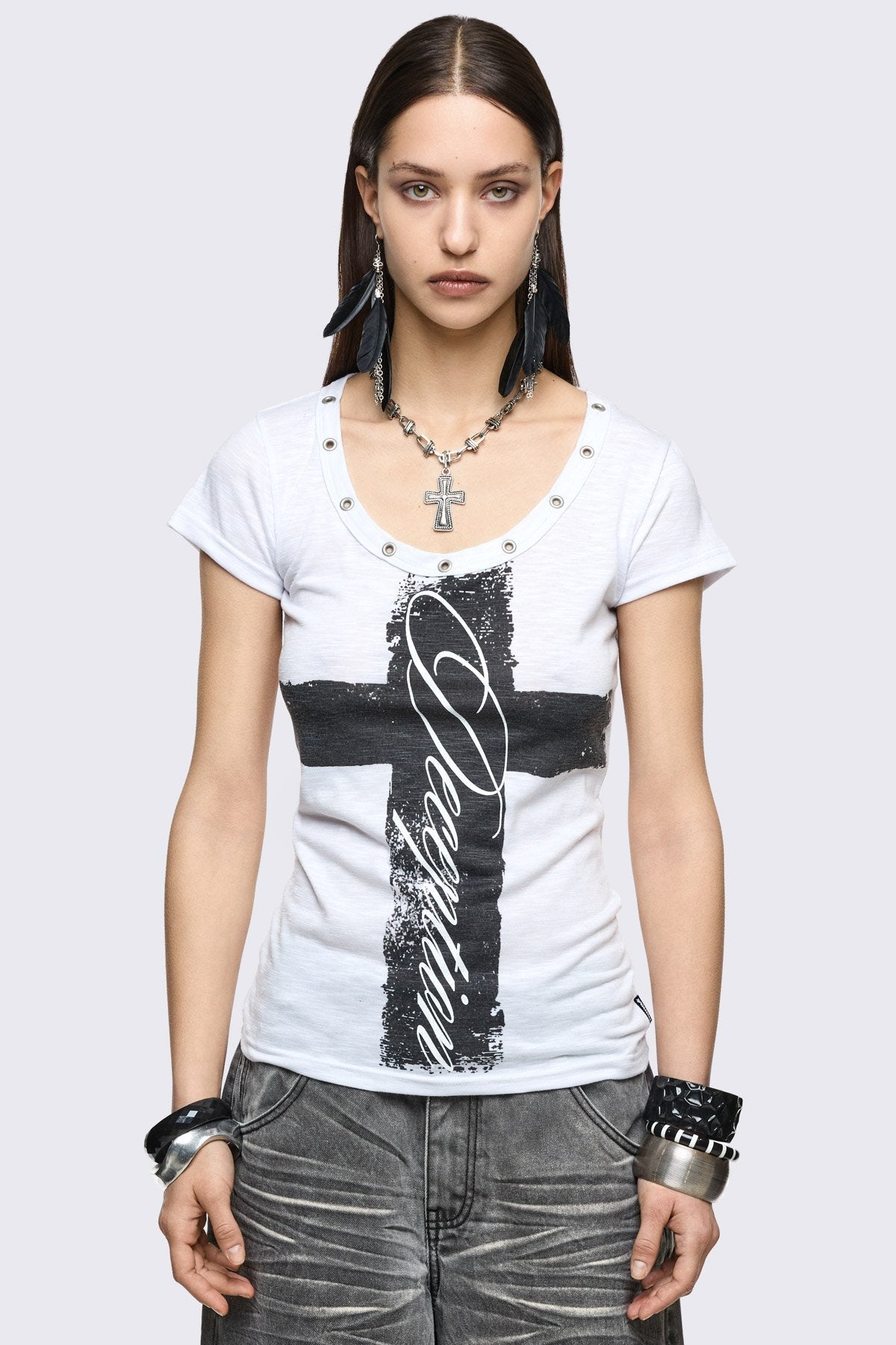Heaven Knows Baby Tee | Minga London Value