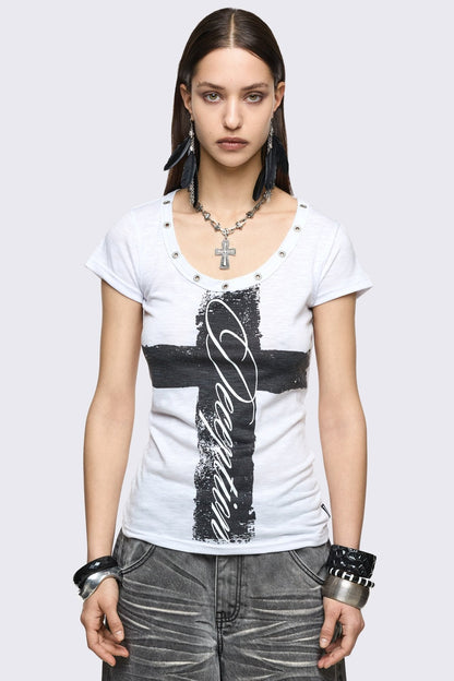Heaven Knows Baby Tee | Minga London Value