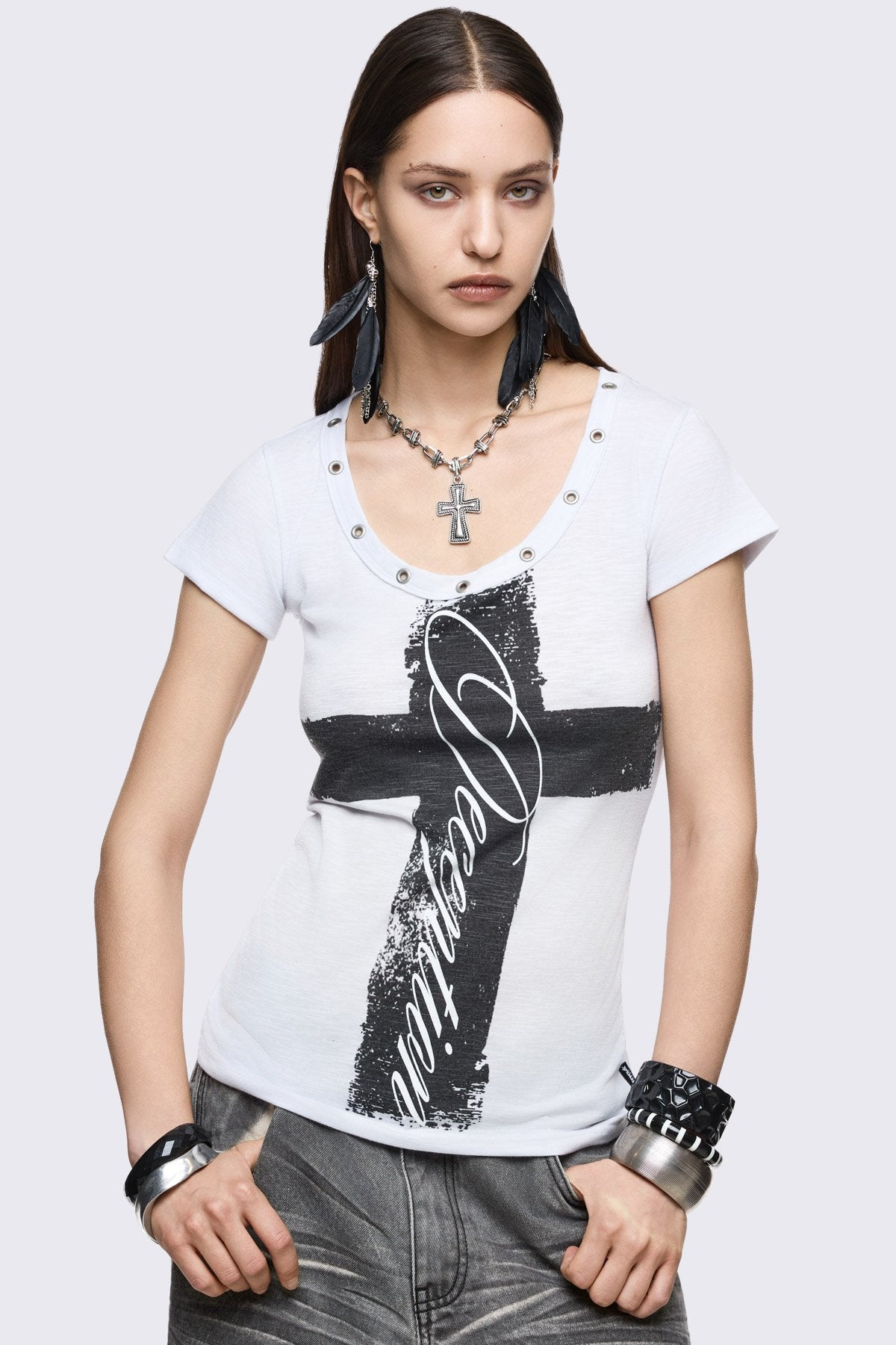 Heaven Knows Baby Tee | Minga London Value