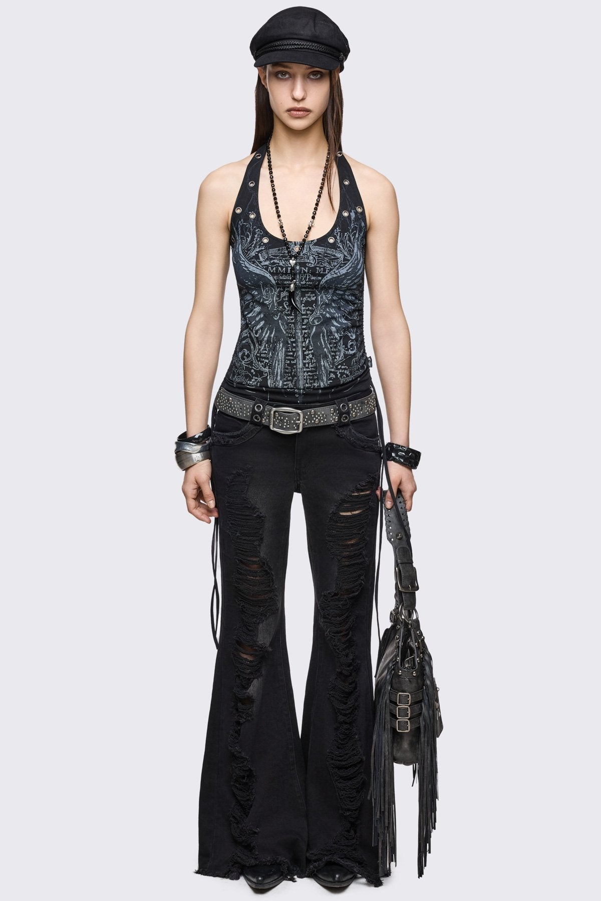 Winged Sword Halter Top | Minga London Hot Sale