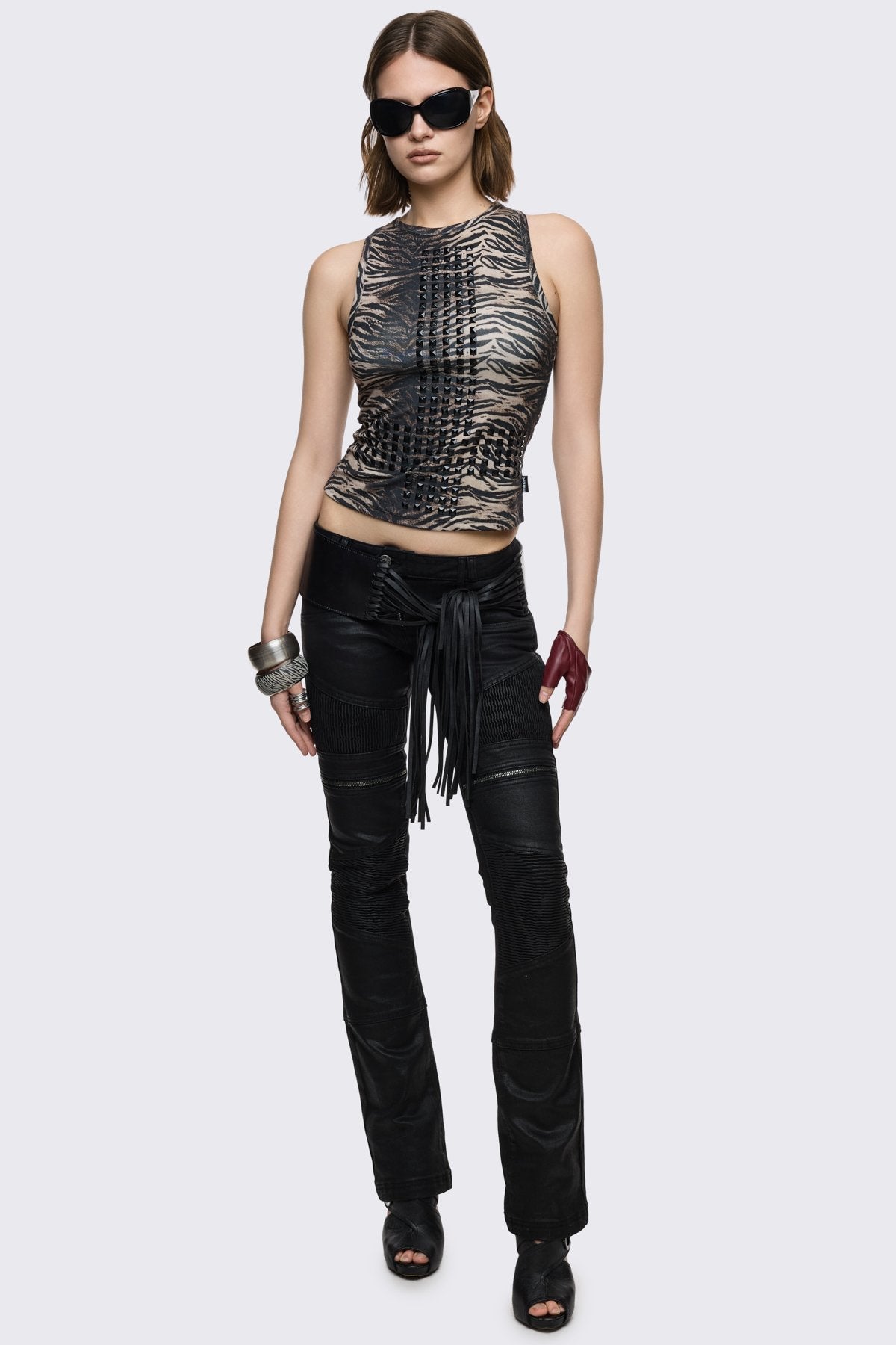 Jungle Studded Vest Top | Minga London Latest