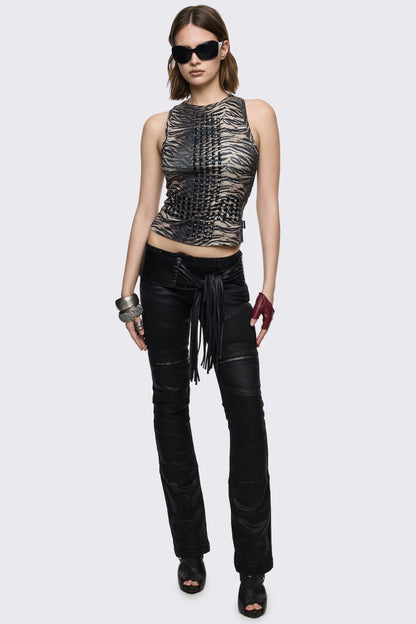 Jungle Studded Vest Top | Minga London Latest