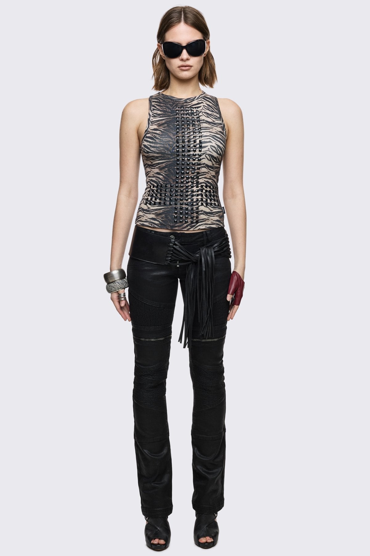 Jungle Studded Vest Top | Minga London Latest