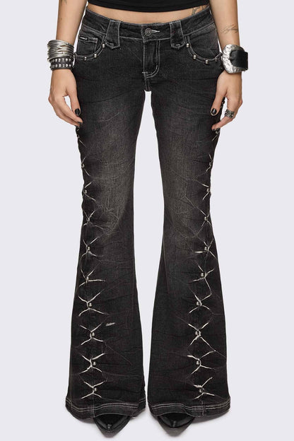 Abigail Flared Jeans | Minga London Customer Favorite