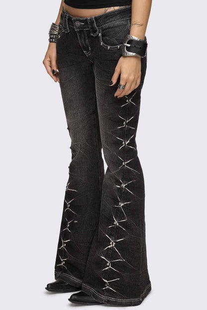 Abigail Flared Jeans | Minga London Customer Favorite
