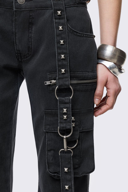 Bruise Cargo Flared Jeans | Minga London Sale