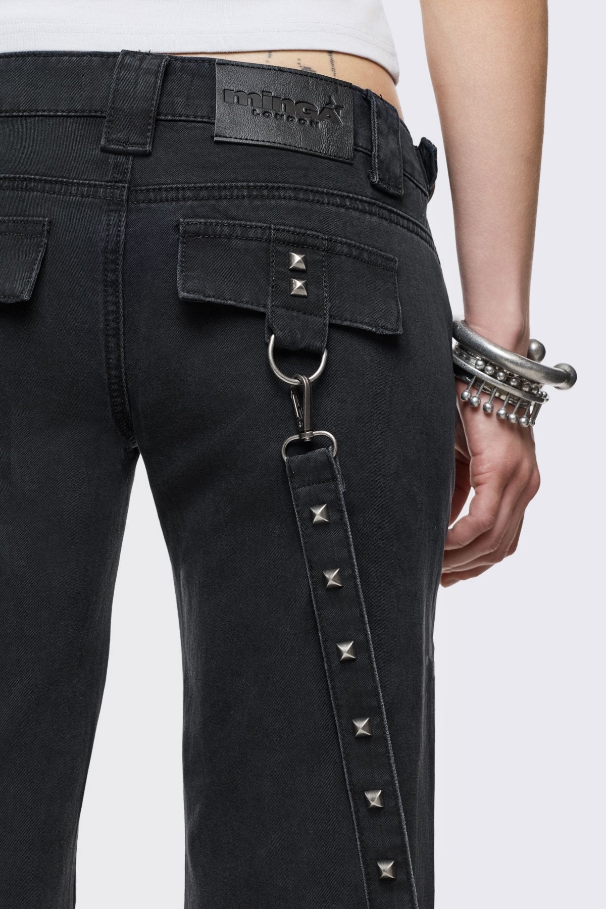 Bruise Cargo Flared Jeans | Minga London Sale