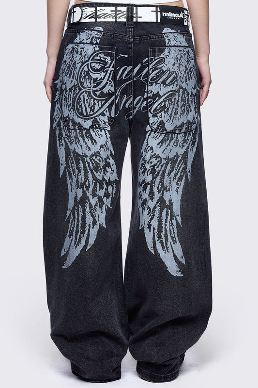 Fallen Angel Baggy Jeans | Minga London Sale