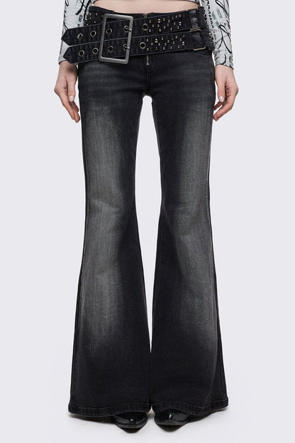 Roxie Belted Flared Jeans | Minga London Deals