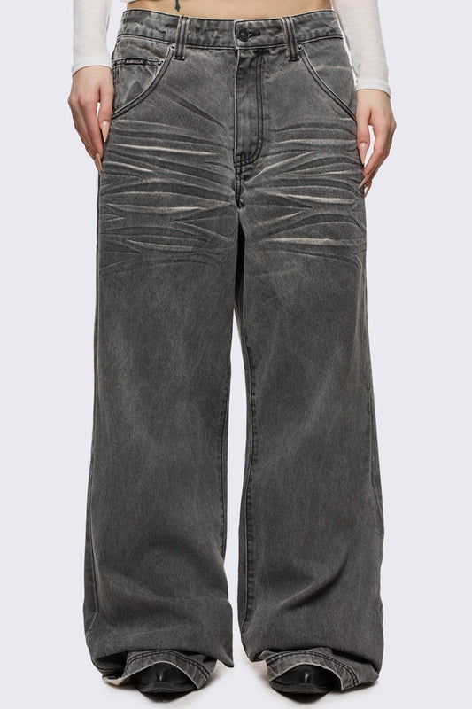 Smoke Baggy Jeans | Minga London Hot Sale