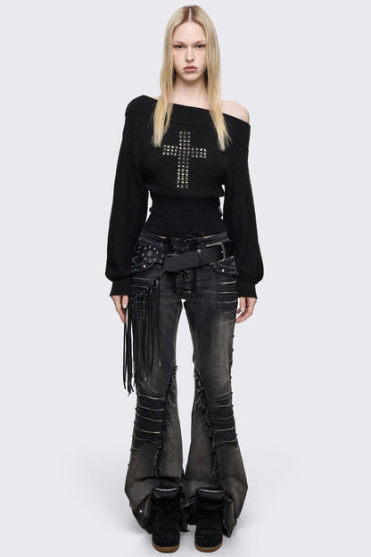 Dahlia Flared Jeans | Minga London Hot Sale