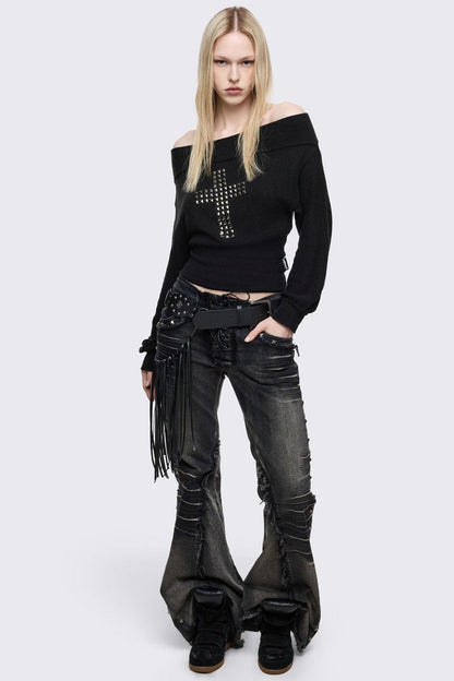 Dahlia Flared Jeans | Minga London Hot Sale