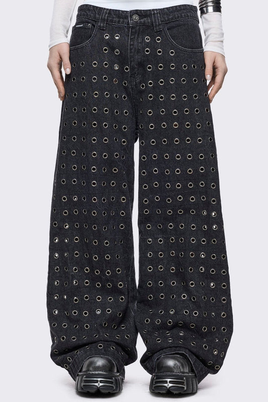 Rogue Black Baggy Jeans | Minga London Everyday