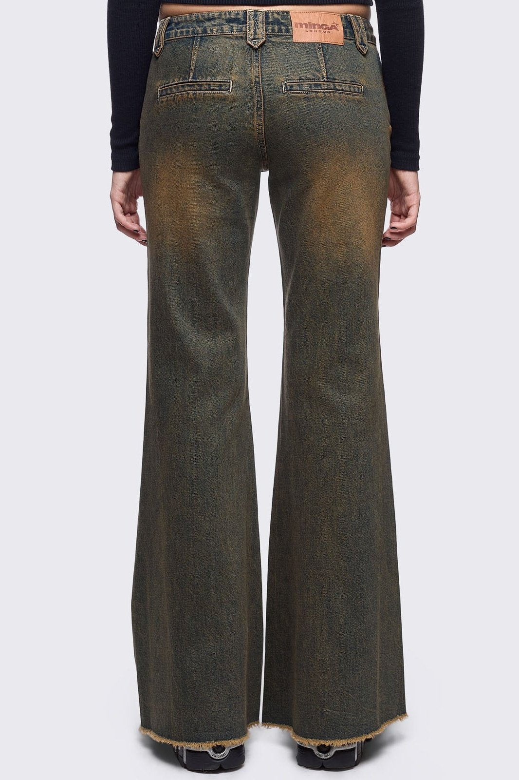 Brooke Blue Flared Jeans | Minga London Quality