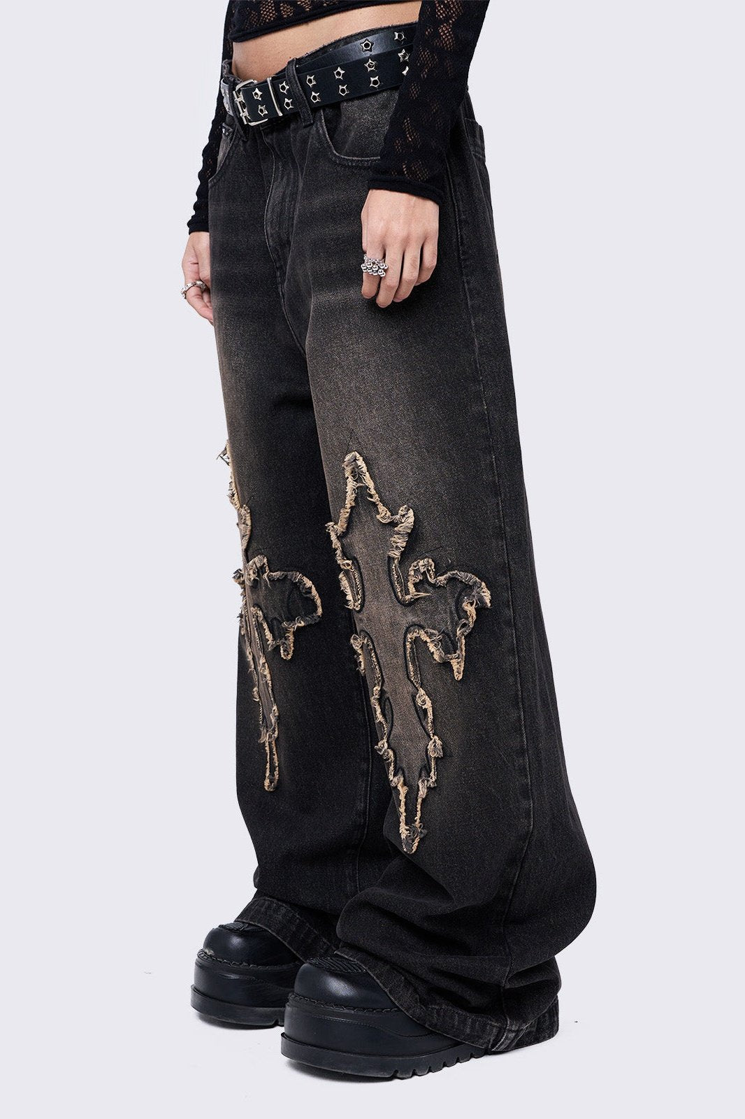 Cryptocross Baggy Jeans | Minga London Special Offer
