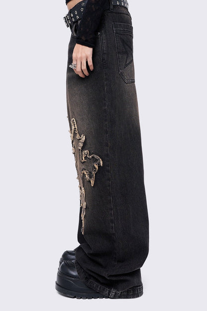 Cryptocross Baggy Jeans | Minga London Special Offer