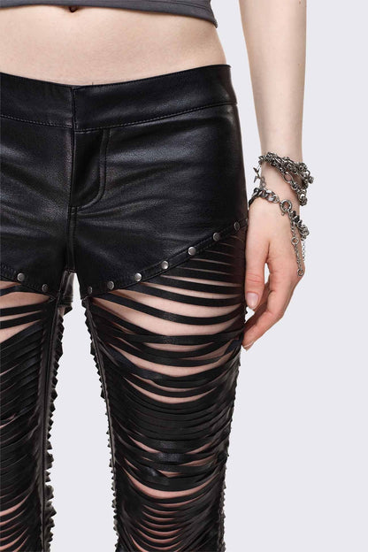 Bad Habits Slashed & Studded Pants | Minga London Premium