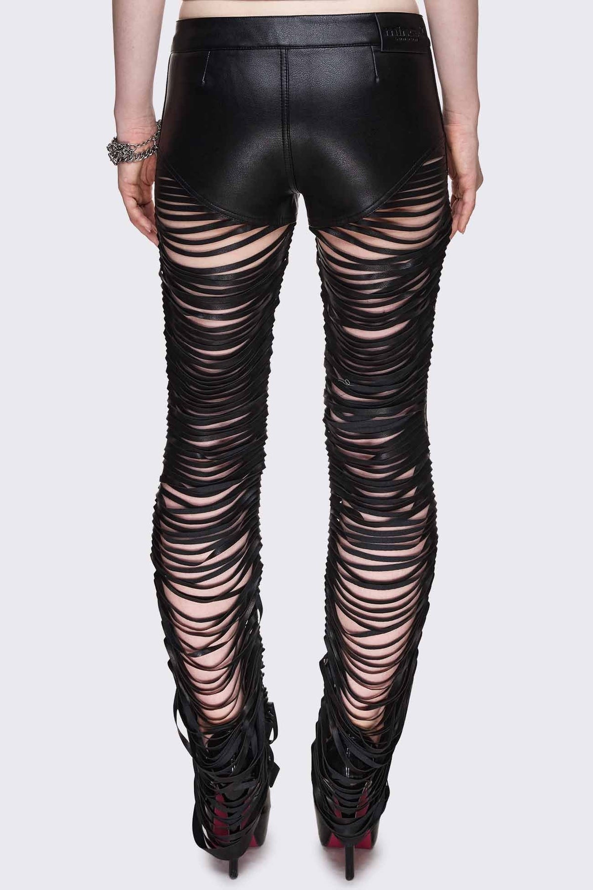 Bad Habits Slashed & Studded Pants | Minga London Premium