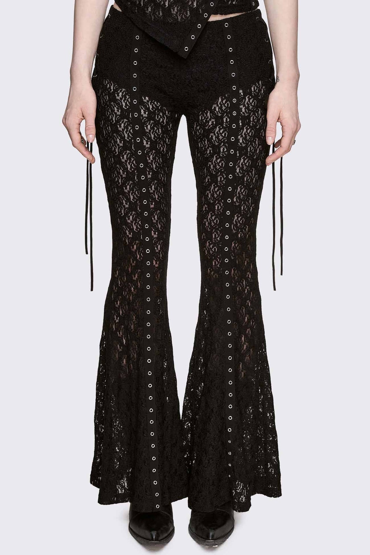 Moor Lace Flared Pants | Minga London Top Pick