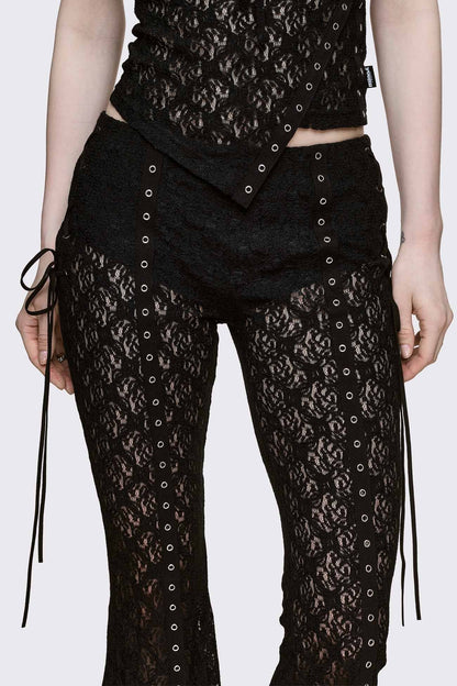 Moor Lace Flared Pants | Minga London Top Pick